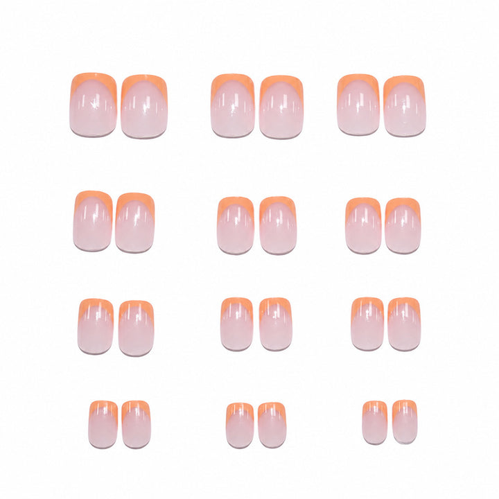 Acrylic nail set with colorful gradients Kalsten