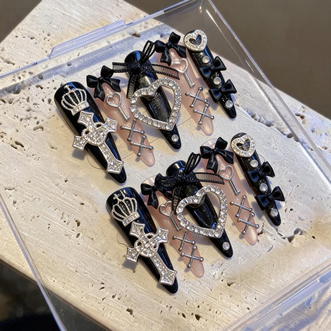 Decorative Rhinestone Hair Clip Set