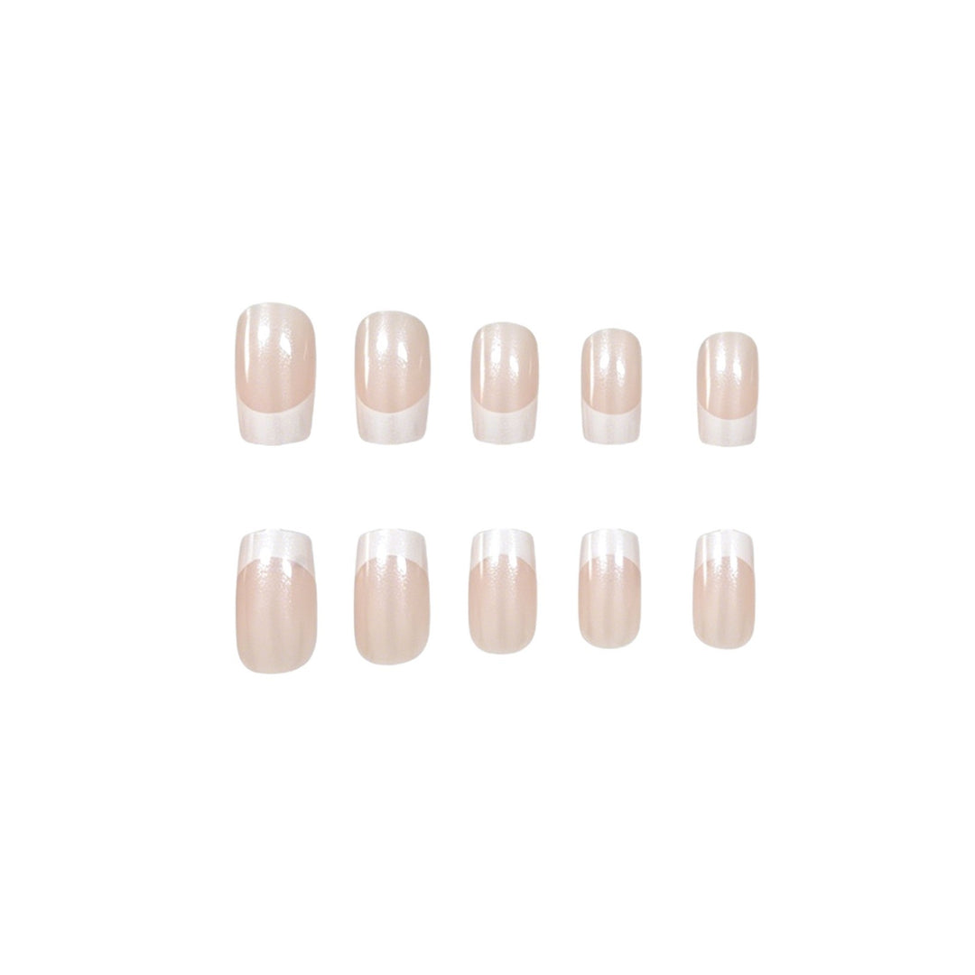 Elegant French Tip Press-On Nails Kalsten
