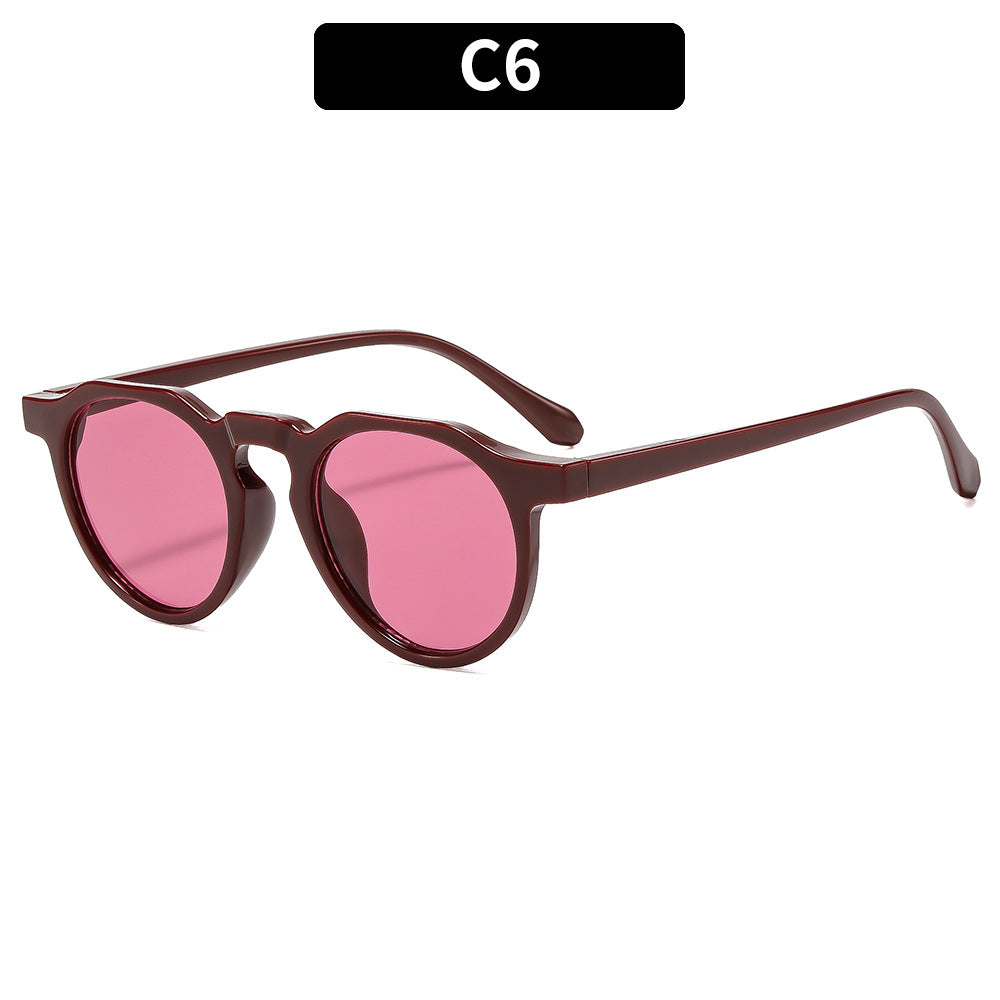 Fashionable Round Frame Sunglasses
