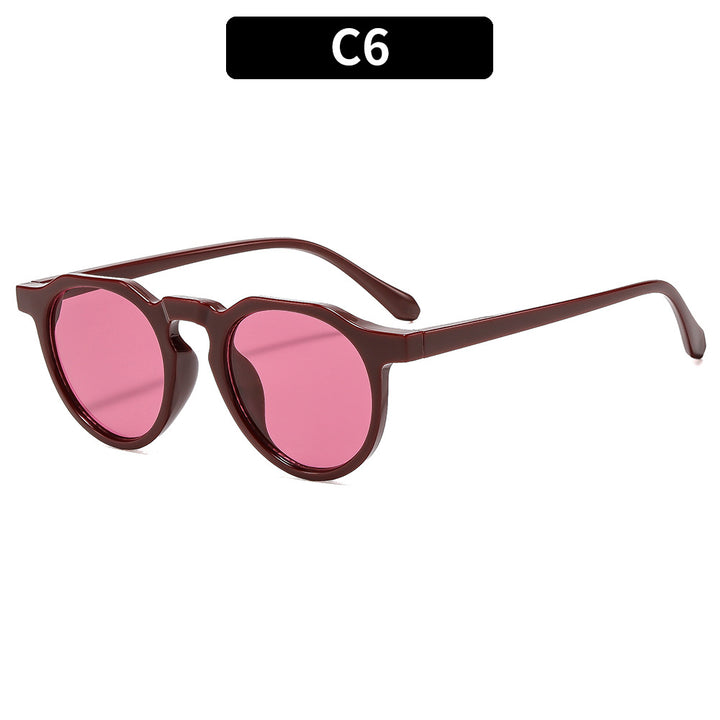 Fashionable Round Frame Sunglasses
