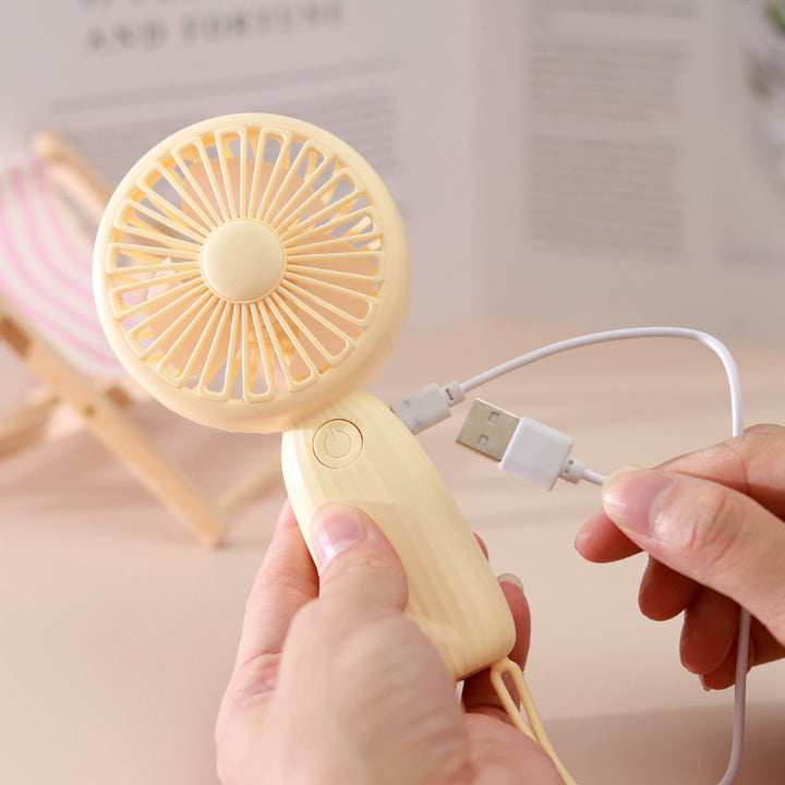 Women's Portable Hand Fan with Powerful Battery and Compact Design Kalsten