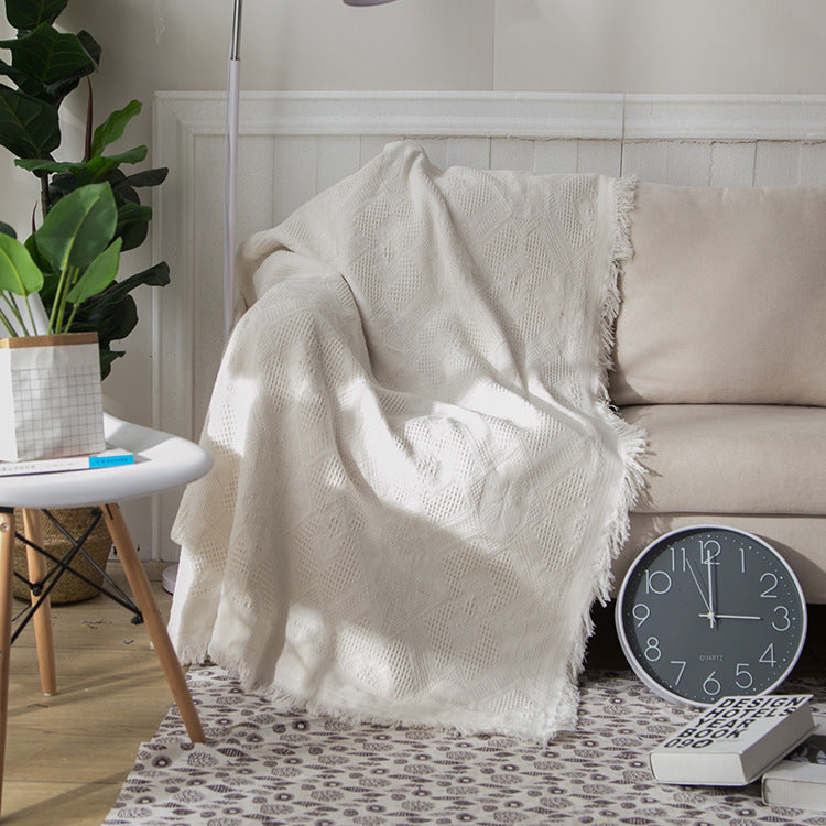 Cozy Woven Throw Blanket