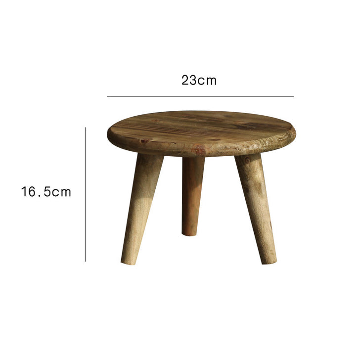Stylish side table made of natural wood Kalsten