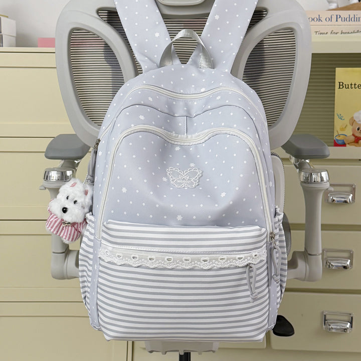 Playful Bunny-Ear Design School Backpack Kalsten