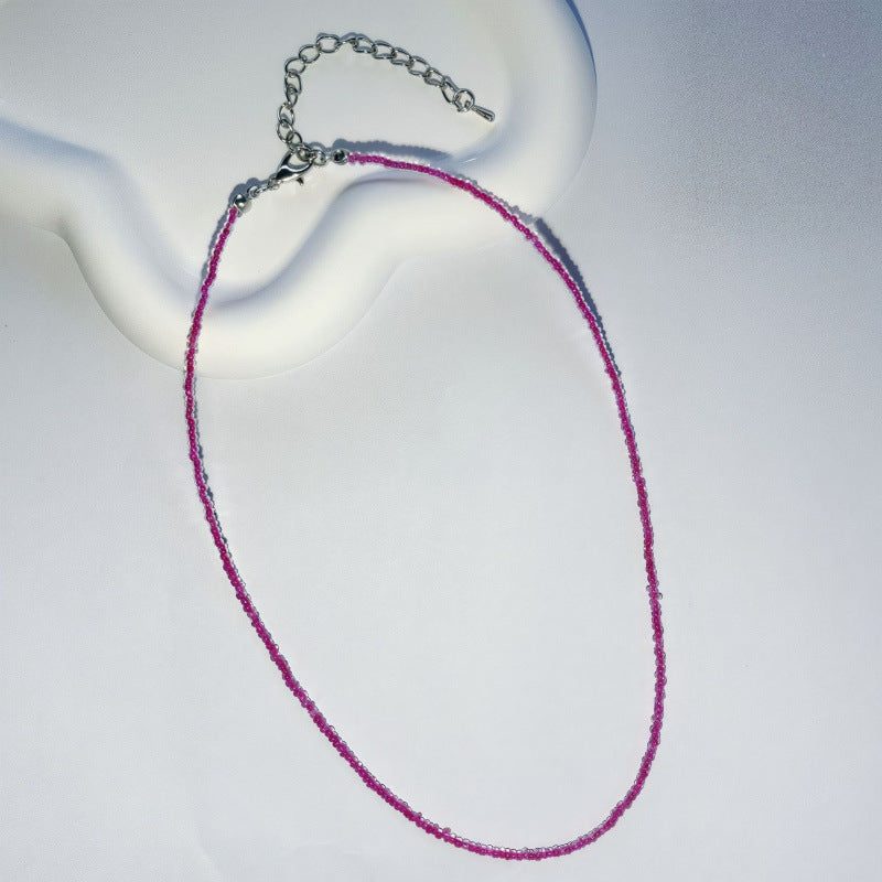 Handcrafted Beaded Choker Necklace Kalsten