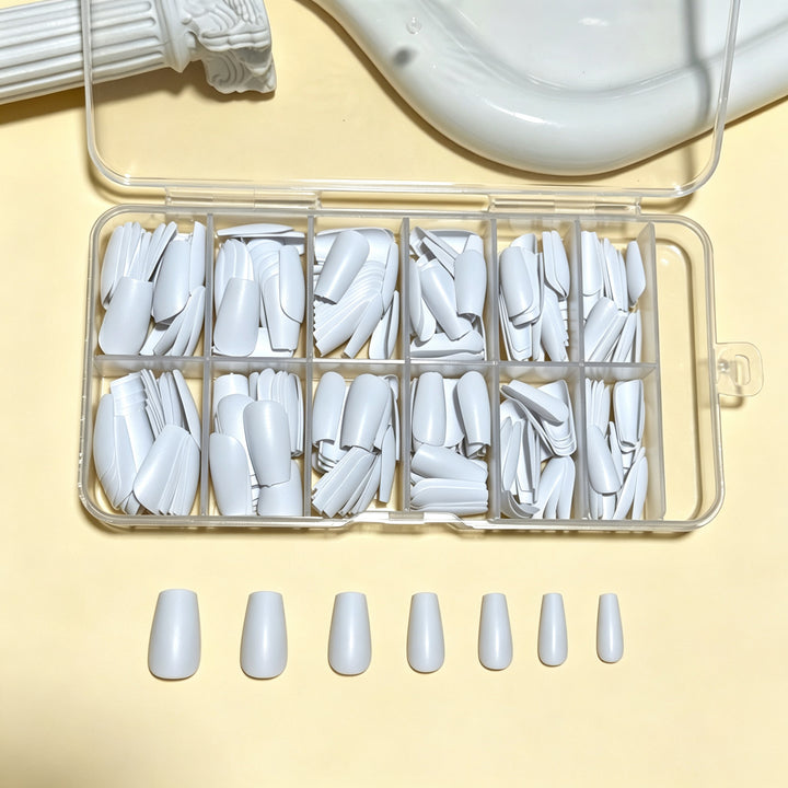 Premium White Press-On Nail Tips Kalsten
