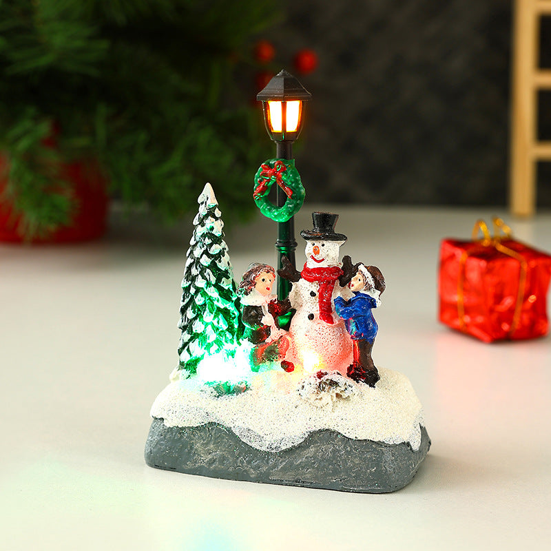 Nostalgic Christmas village scene Kalsten