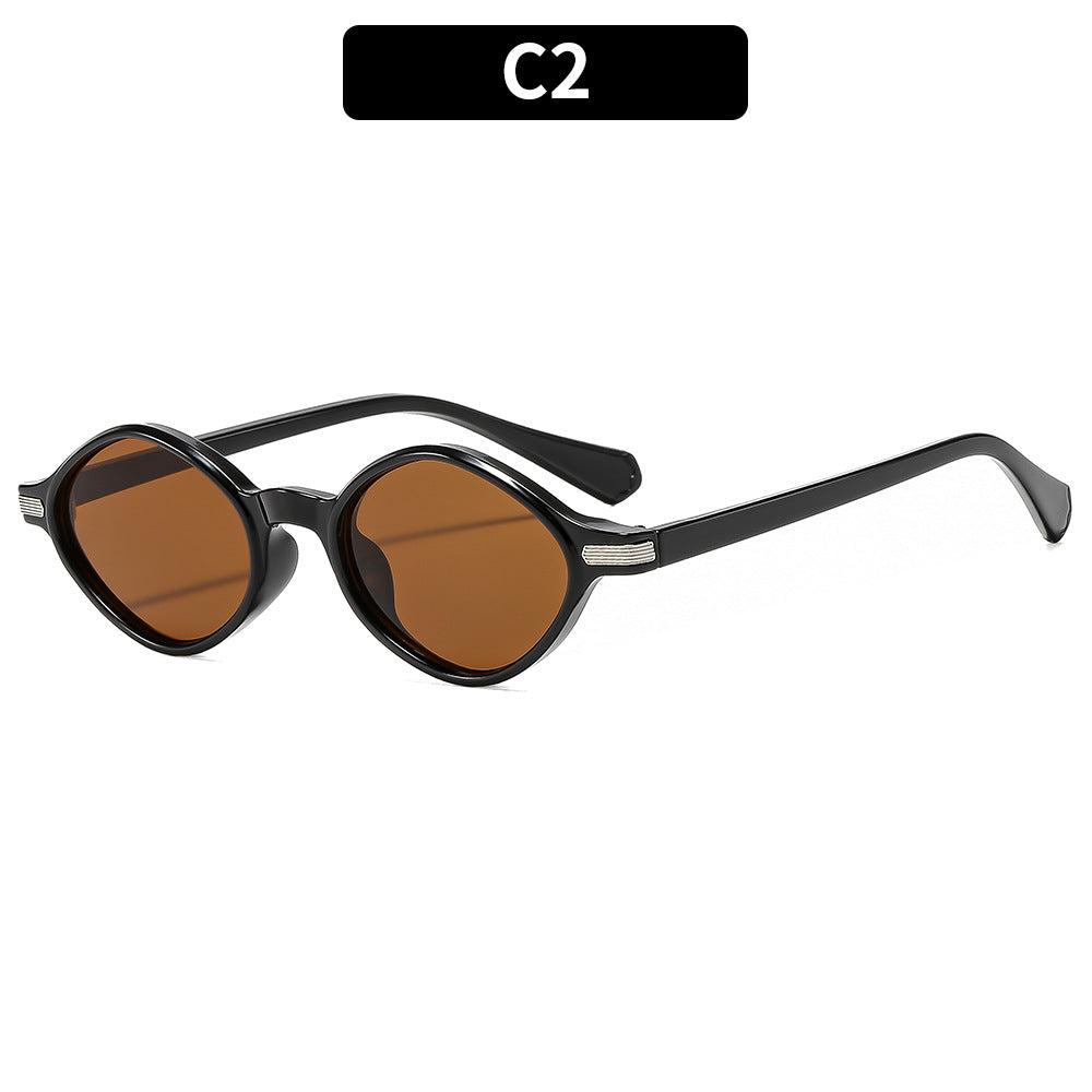 Chic Oval Frame Glasses