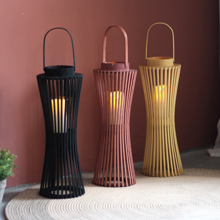 Modern lantern with braided design Kalsten