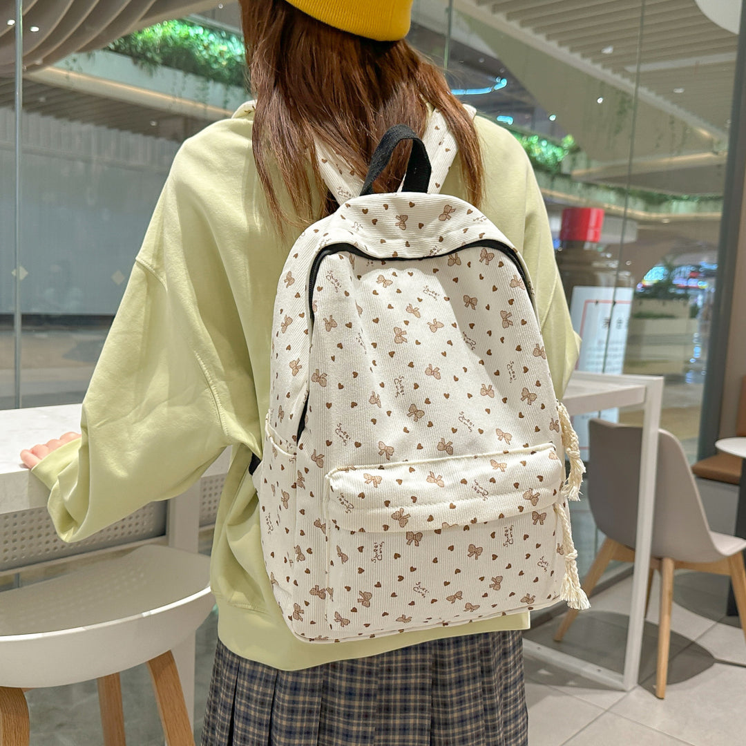 Backpack with Playful Butterfly Design Kalsten