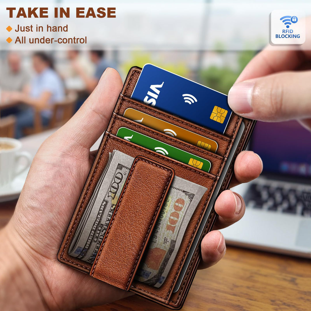 Sleek Multifunctional Leather Cardholder Kalsten
