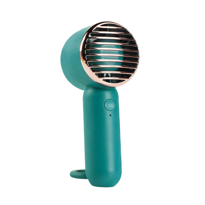 Women's Portable Mini Fan with USB Charging Function and Ergonomic Handle Kalsten