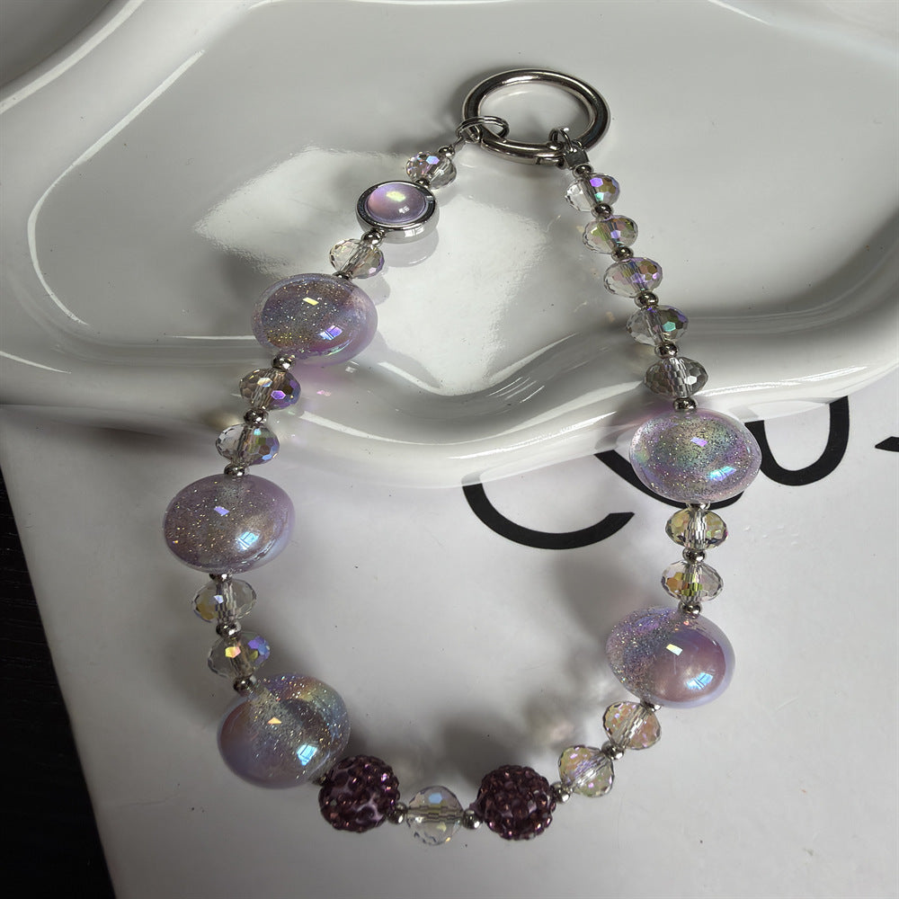 Sparkling Beaded Charm Keychain Kalsten