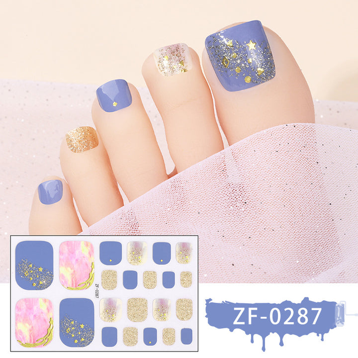 Glamorous Gel Nail Art Wraps