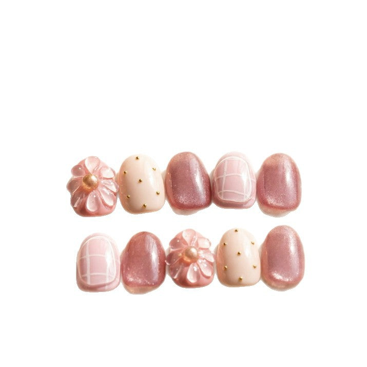 Artificial nails with floral designs Kalsten