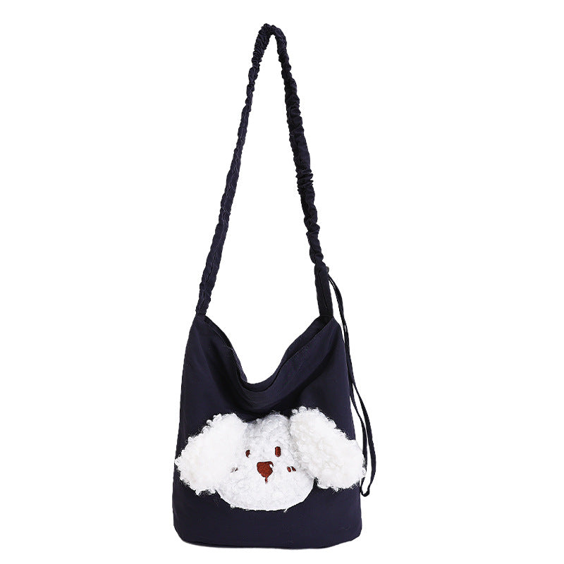 Playful Dog-Themed Shoulder Bag