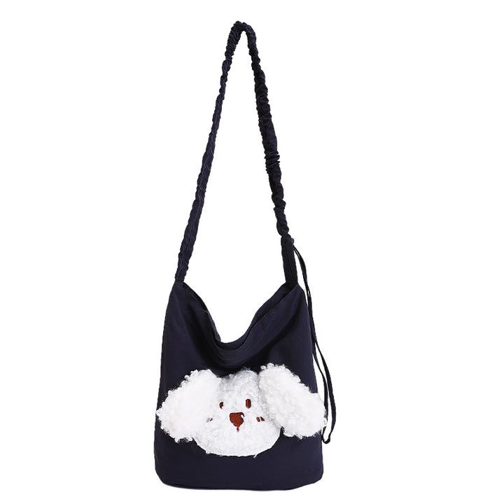 Playful Dog-Themed Shoulder Bag