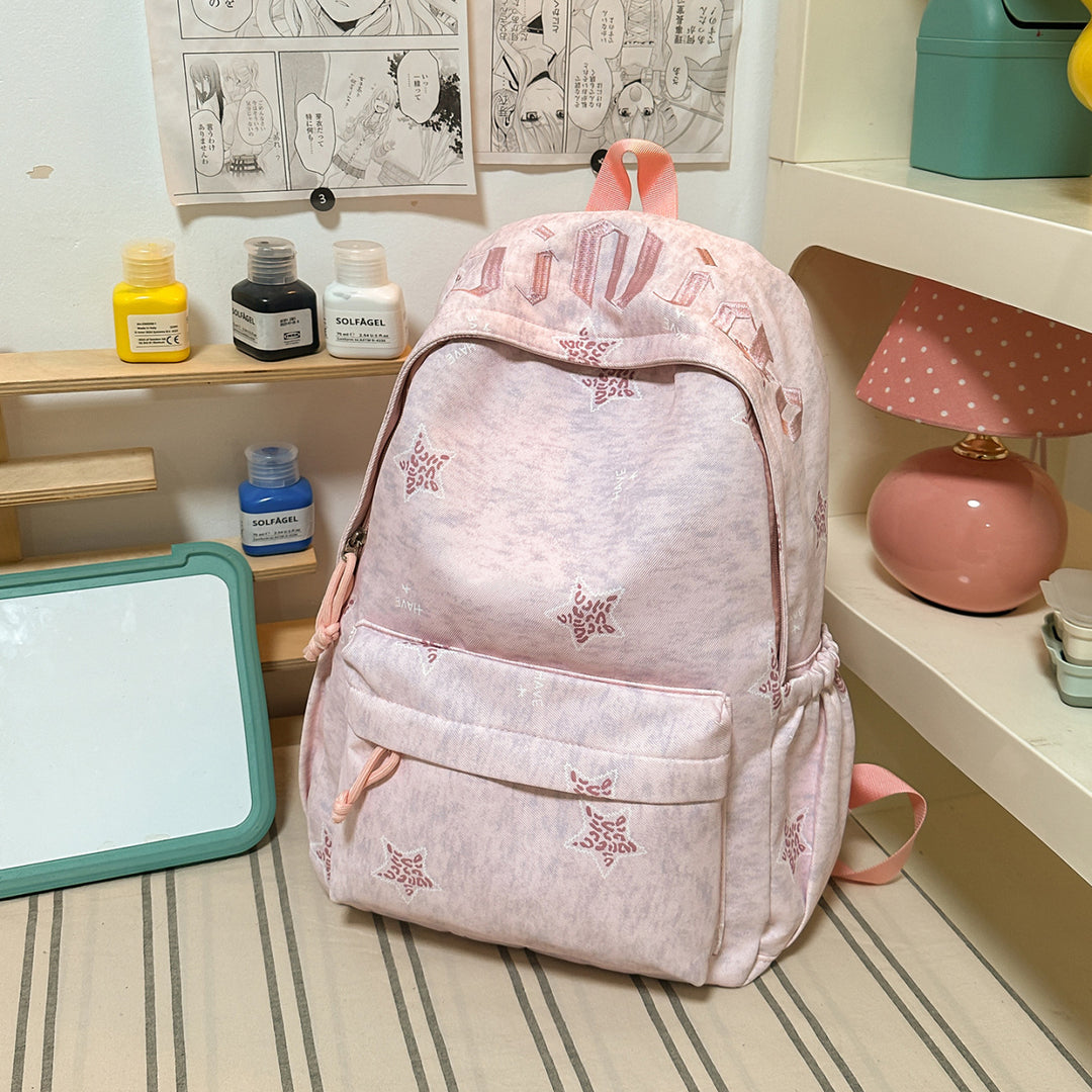Star Print Decorative Backpack Kalsten