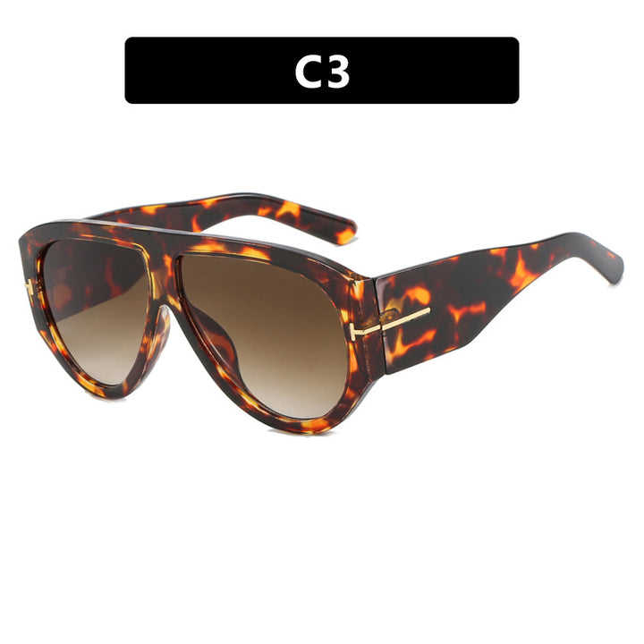 Women's Geometric Sunglasses with Modern Frame and Polarized Lenses Kalsten