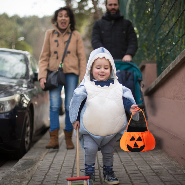 Pumpkin design candy container