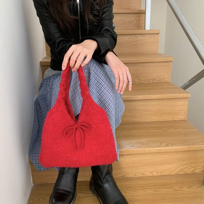 Cozy Knit Tote Bag Kalsten