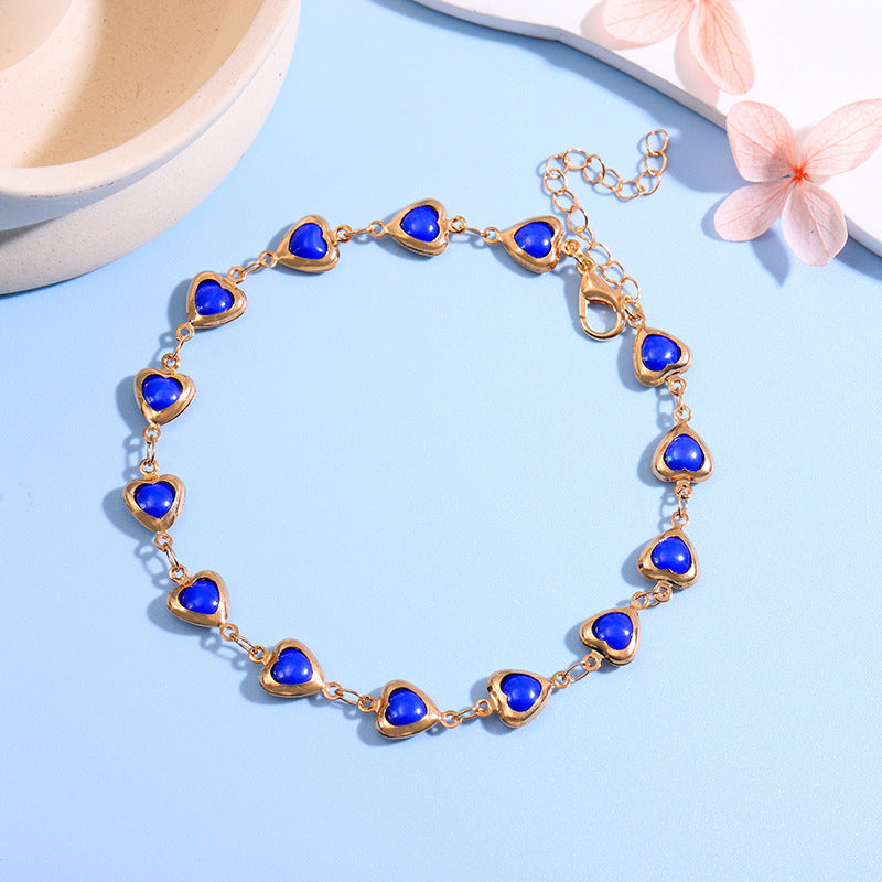 Charming Heart-Shaped Statement Bracelet Kalsten