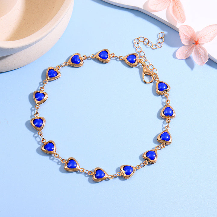 Charming Heart-Shaped Statement Bracelet Kalsten