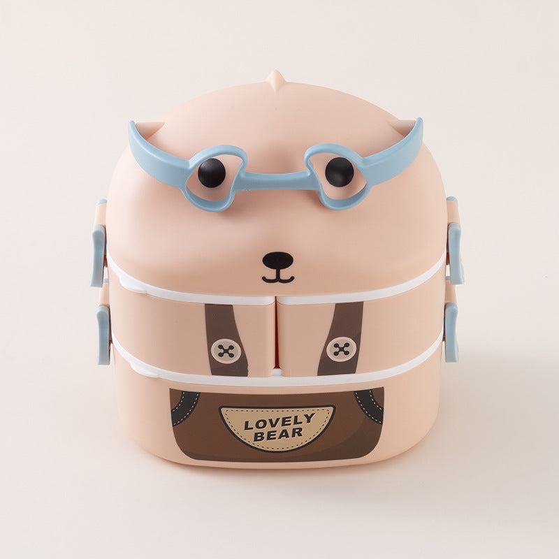 Cute Animal-Themed Portable Lunch Container
