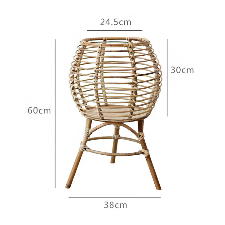 Handmade Rattan Stool Kalsten