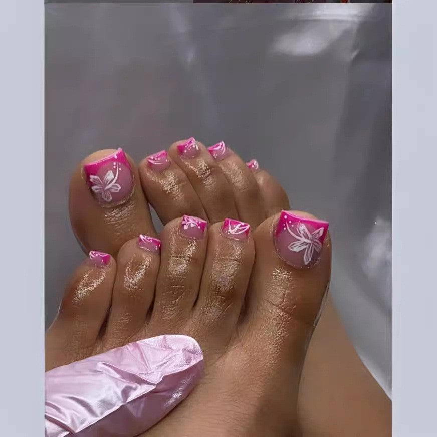 Fashionable Press-On Toe Nail Art Kalsten