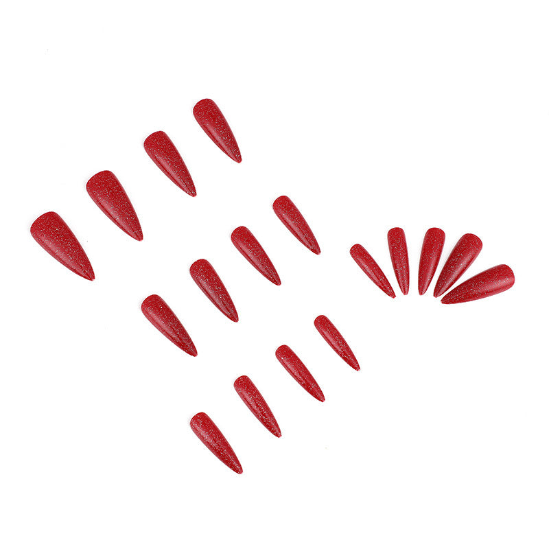 Glittering artificial nails in elegant design Kalsten