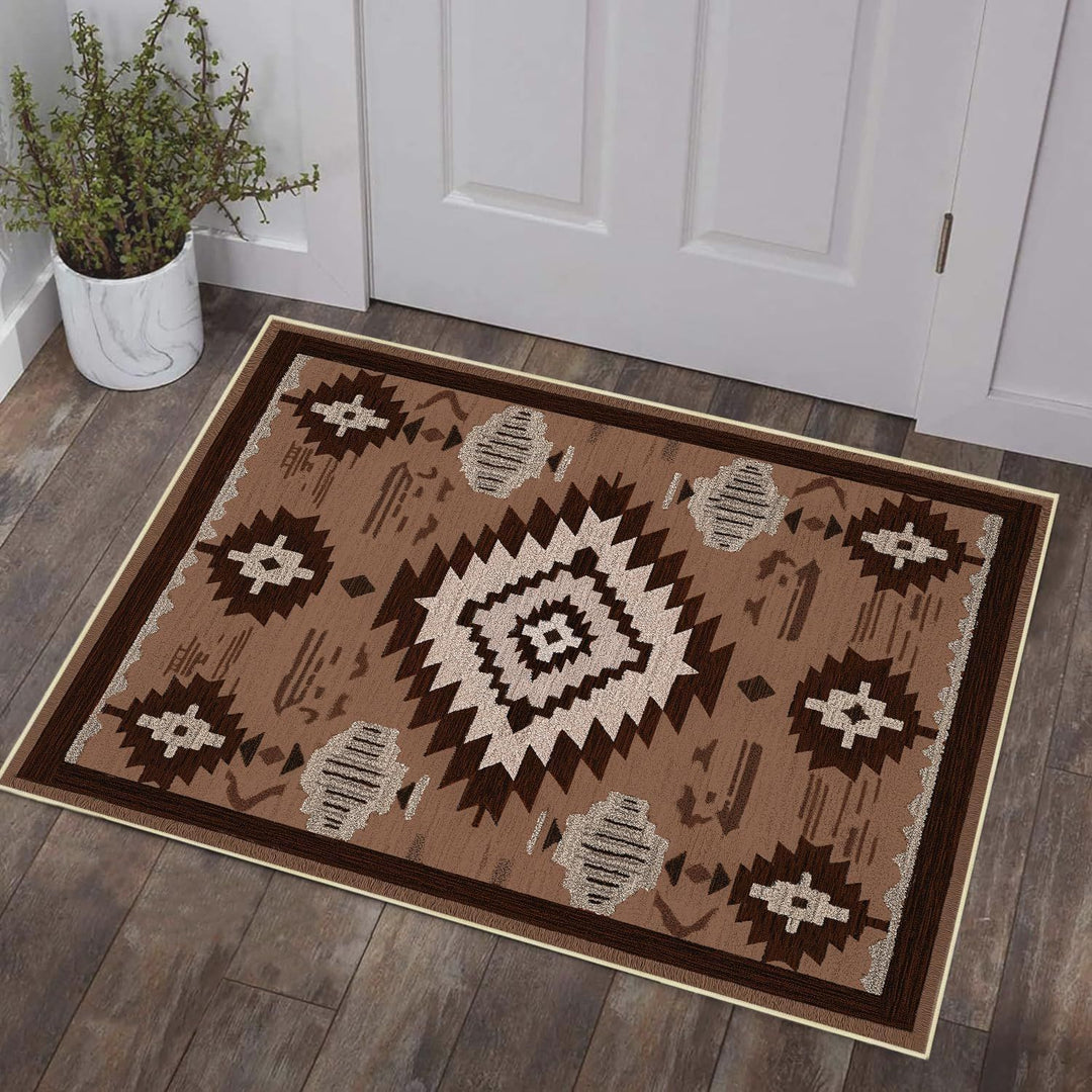 Geometric Patterned Decorative Area Rug