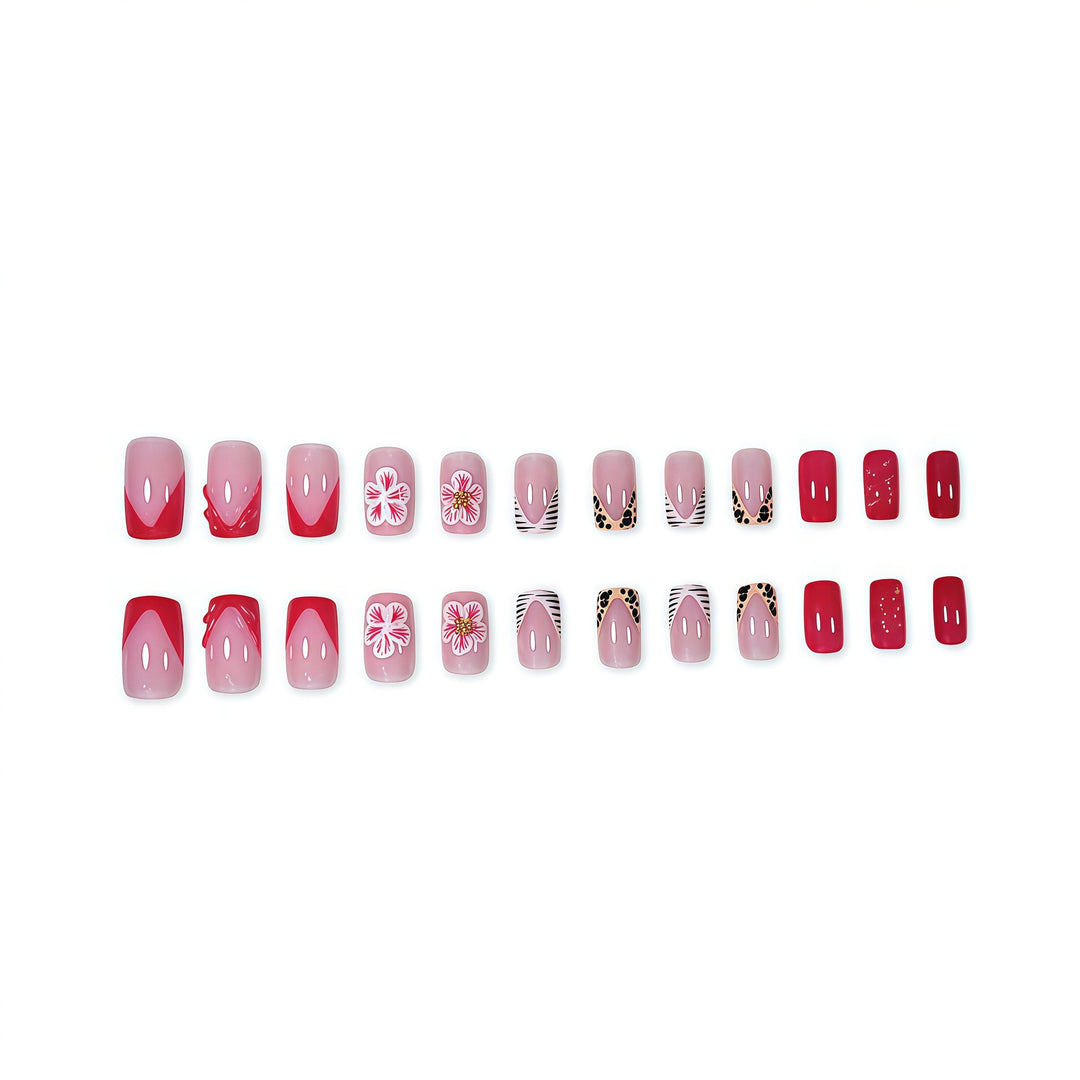 Decorative Artistic Press-On Nail Set Kalsten