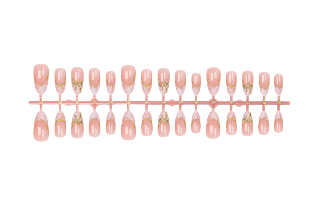 Acrylic nail set with luxurious tips and glamorous accents Kalsten