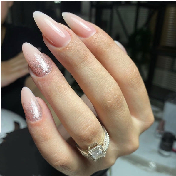 Premium Glossy Almond-Shaped Press-On Nail Tips Set Kalsten