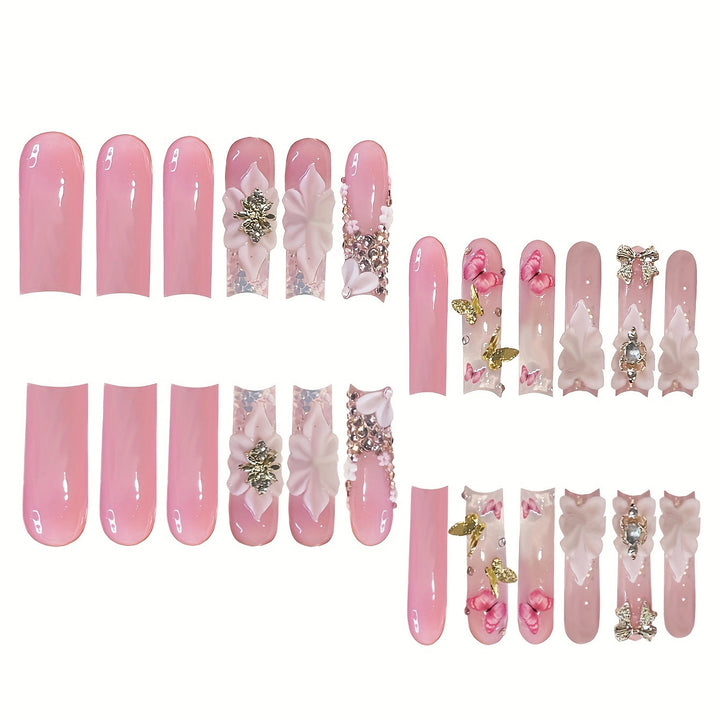 Artistic 3D Butterfly Nail Extensions Kalsten