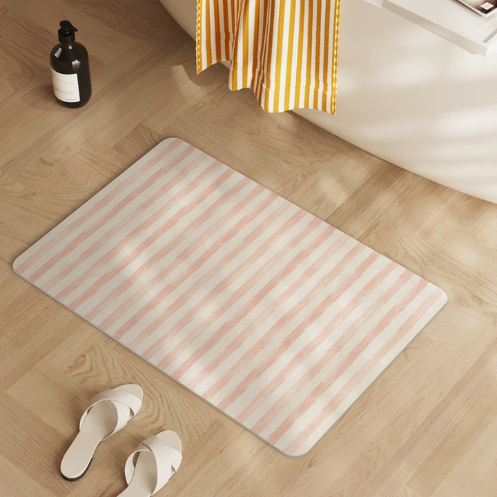Stylish Striped Bath Mat