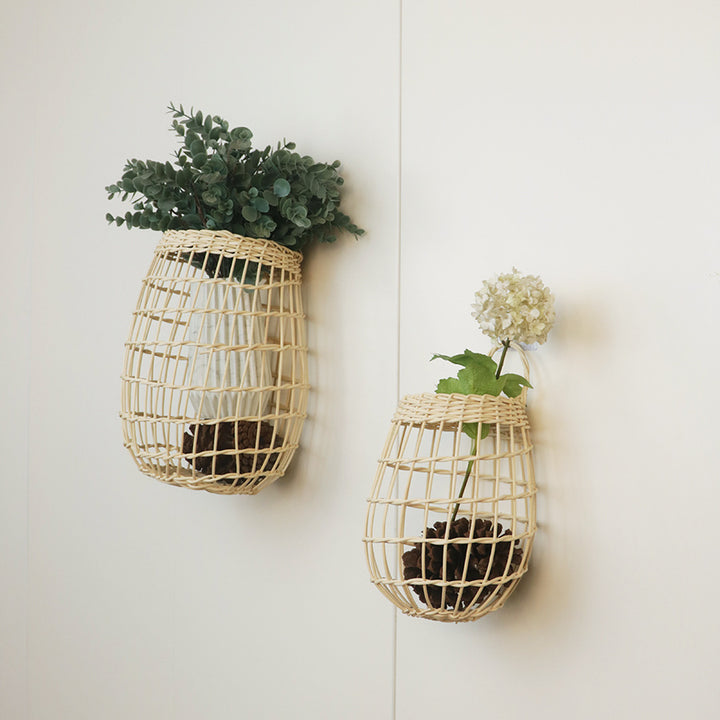 Handwoven Natural Storage Baskets with Handles Kalsten