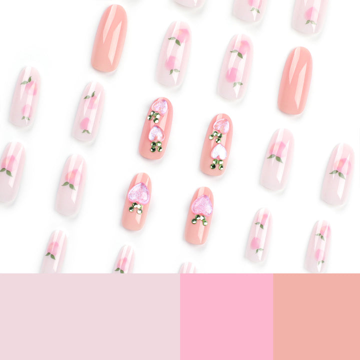 Artistic Nail Art with Fruit and Glitter Designs Kalsten