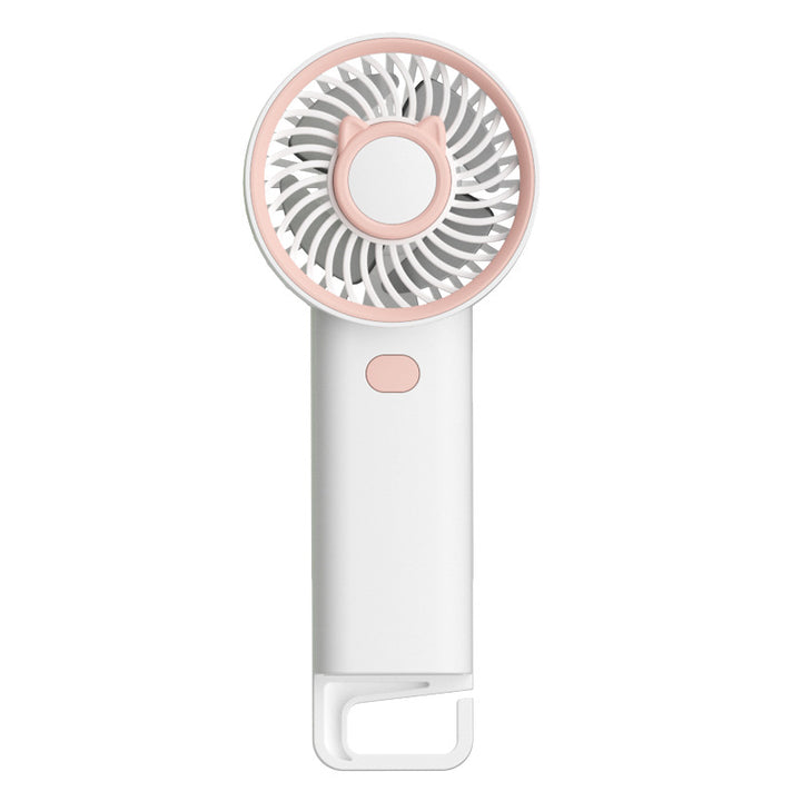 Ladies Portable Hand Fan with Cute Cat Design Kalsten