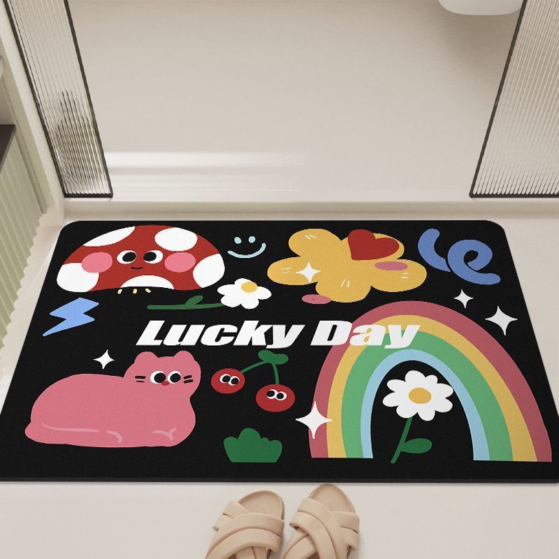 Cartoon-Inspired Bathroom Mat Kalsten