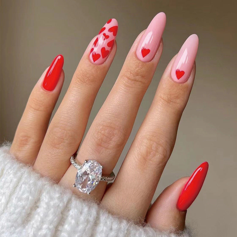 Artful Nail Art with Hearts Kalsten