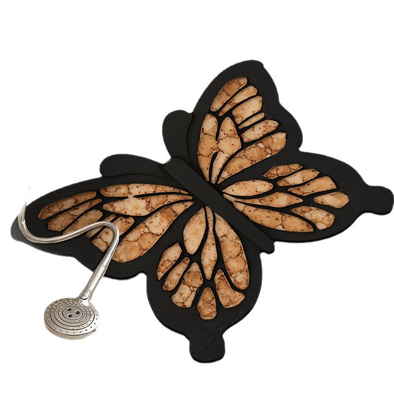 Butterfly Shaped Bathroom Rug Kalsten