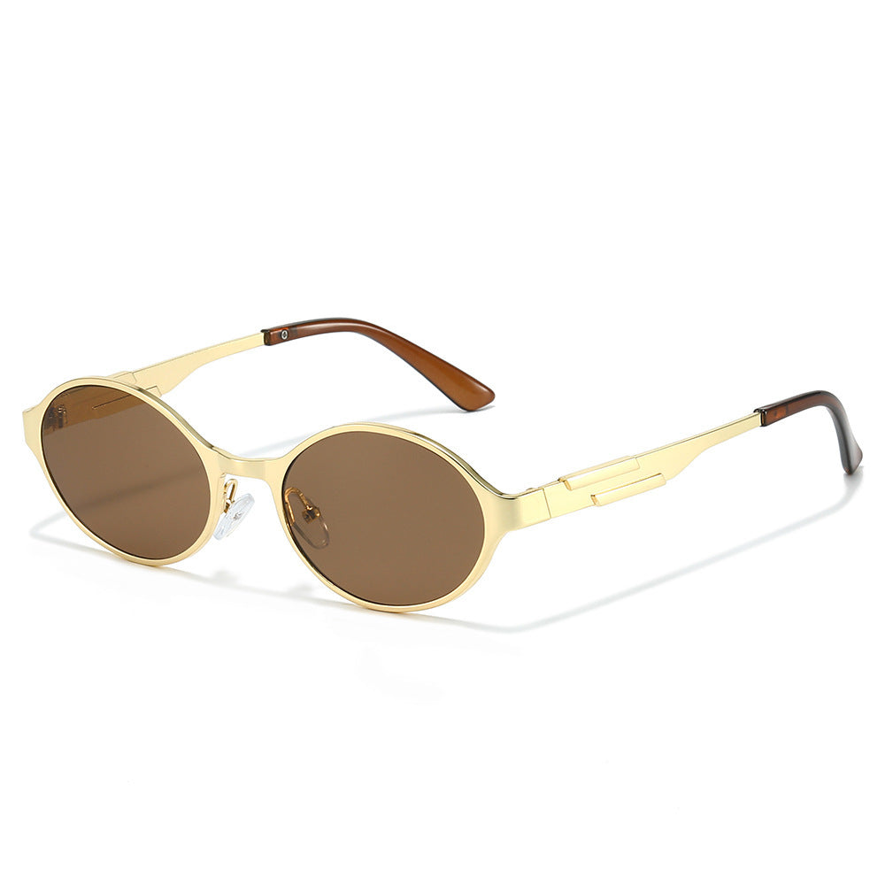 Unique Oval Frame Sunglasses Kalsten