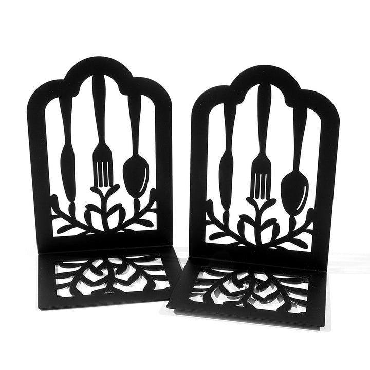 Decorative Cutlery-Themed Bookends