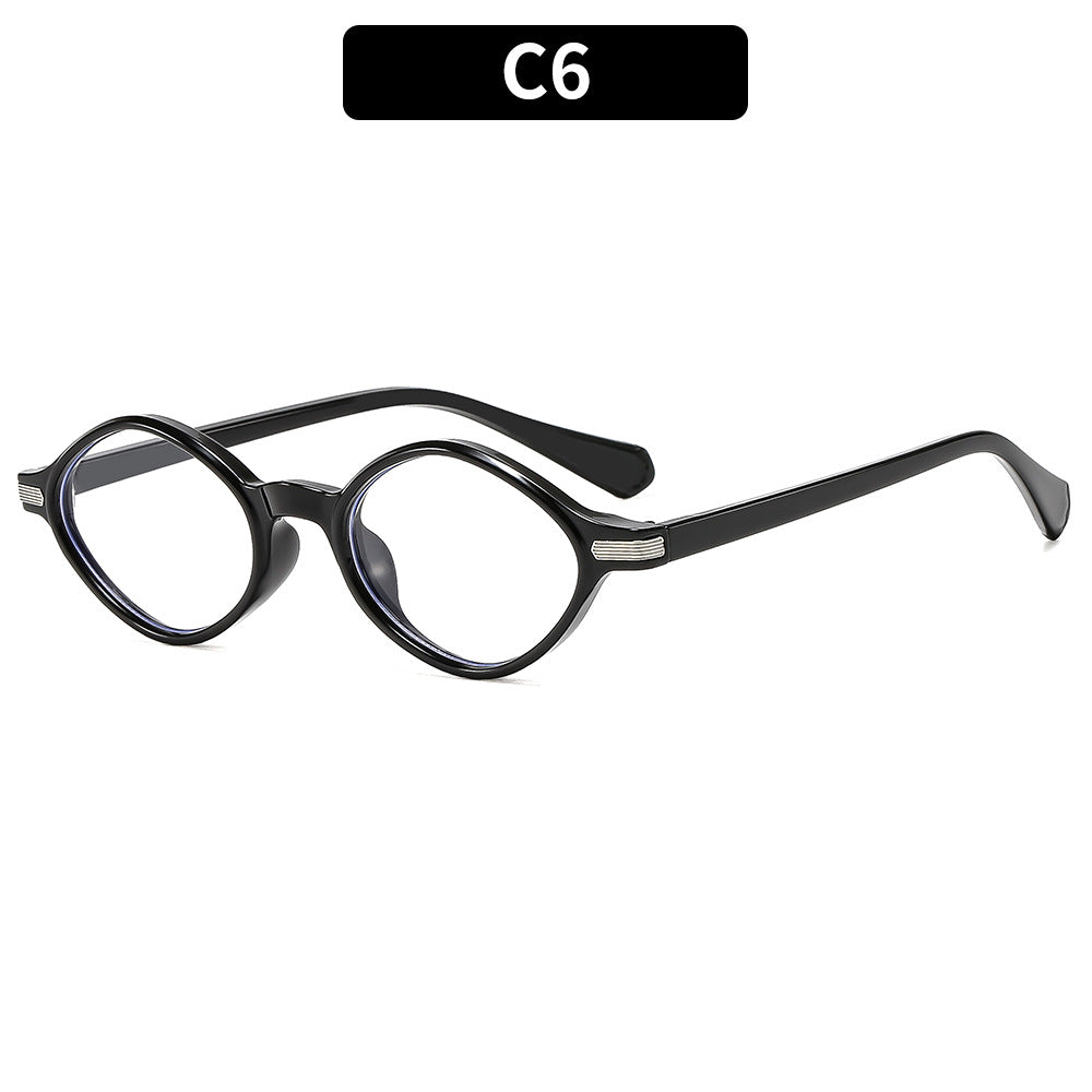 Chic Oval Frame Glasses