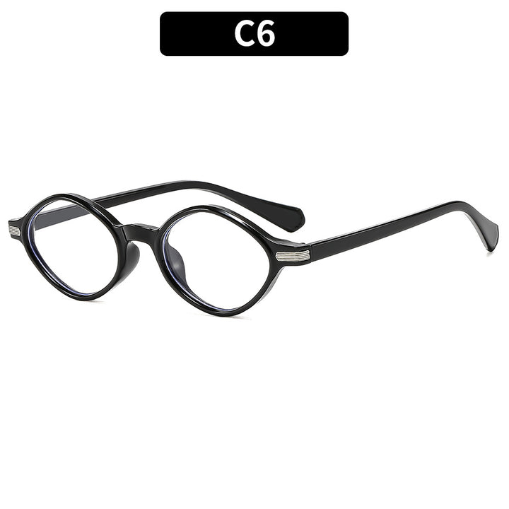 Chic Oval Frame Glasses