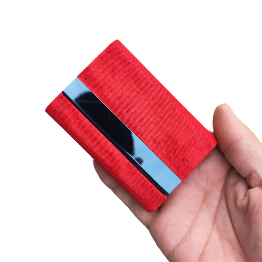 Premium Fabric Business Card Holder