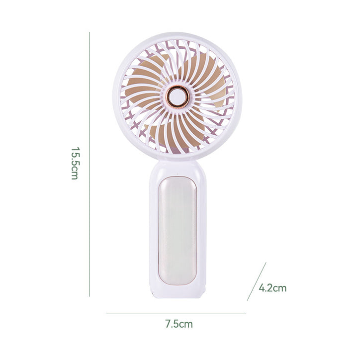 Ladies portable hand fan with ergonomic grip and rechargeable battery Kalsten